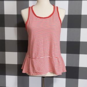 GAP ruffle hem tank top